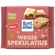 Słodkie kremy i masła - Ritter Sport Weisse Spekulatius Biała Nadziewana z Niemiec - miniaturka - grafika 1
