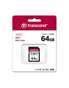 Karty pamięci - Transcend SDXC 64GB Class 10 95MB/s TS64GSDC300S - miniaturka - grafika 1