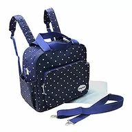 Torby podróżne - 2-częściowa torba do przewijania na pieluchy torba na pieluchy torba podróżna wybór kolorów (niebieska) - miniaturka - grafika 1