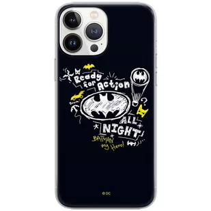 Etui DC dedykowane do Samsung M10, wzór: Batman 014 Etui całkowicie zadrukowane, oryginalne i oficjalnie licencjonowane - Etui i futerały do telefonów - miniaturka - grafika 1