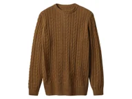 Swetry męskie - esmara Men Sweter męski z bawełną (Brązowy, XXL (60/62)) - miniaturka - grafika 1