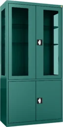 MDBW/2s.6033 szafa lekarska 2-skrzydłowa 2-komorowa zielona - Meble i wyposażenie gabinetów medycznych MDBW/2s.6033 szafa lekarska 2-skrzydłowa 2-komorowa zielona - Meble i wyposażenie gabinetów medycznych - miniaturka - grafika 1