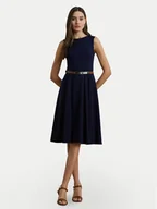 Sukienki - LAUREN RALPH LAUREN Sukienka koktajlowa 200973402001 Granatowy Regular Fit - miniaturka - grafika 1