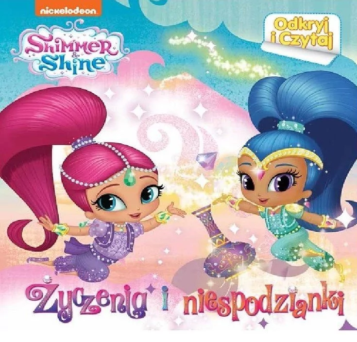 Media Service Zawada Shimmer &amp; Shine odkryj i czytaj źyczenie i niespodzianki praca zbiorowa