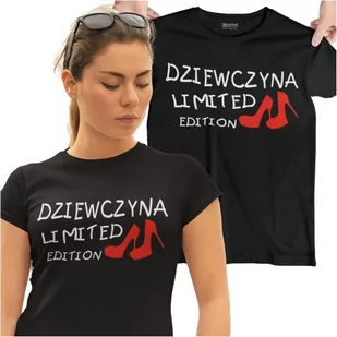 Koszulka dla dziewczyny na Walentynki z napisem Dziewczyna limited edition - Walentynki - miniaturka - grafika 1