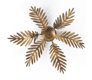 Lampa ścienna Felce jako paproć, brąz, Ø 60 cm - Lampy ścienne - miniaturka - grafika 1