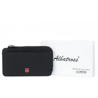 Portfele - Mały Portfel Męski Skórzany Albatross Cruz Czarny - miniaturka - grafika 1