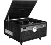 Gramofony - Victrola Century Signature+ 6-in-1 VTA-830SB-BLK-INT Czarny - miniaturka - grafika 1