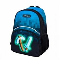 Plecaki szkolne i tornistry - Plecaczek wycieczkowy Astrabag Blue Pixel - miniaturka - grafika 1