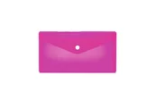 Teczki i skoroszyty - Koperta plastikowa Dl, różowa - miniaturka - grafika 1