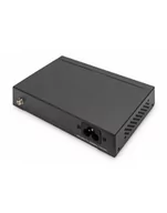 Switche - DIGITUS 4+1 Port Ethernet Unmanaged PoE Switch 4 Port PoE MDI/MDIX IEEE802af,at - miniaturka - grafika 1