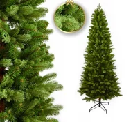 Choinki - CHOINKA SZTUCZNA PREMIUM ŚWIERK SLIM JASNA PE 180 CM - miniaturka - grafika 1
