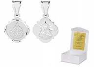 Biżuteria dla dzieci - ! 925 Srebrny Medalik Katolicki 925 1,6g 2cm M45 ! - miniaturka - grafika 1