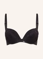 Biustonosze - Calvin Klein Biustonosz Push-Up Perfectly Fit Lace schwarz - miniaturka - grafika 1