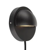 Lampy ogrodowe - Markslojd Lampa na elewację kinkiet GARDEN 24 0 8W 107288 czarna 107288 - miniaturka - grafika 1