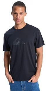 t-shirt QUIKSILVER EV COMP LOGO 2 KVJ0/BLACK - Koszulki męskie - miniaturka - grafika 1
