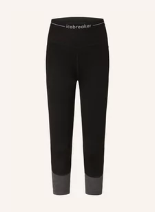 Icebreaker Legginsy 260 Zoneknit™ Z Wełny Merino schwarz - Legginsy - miniaturka - grafika 1