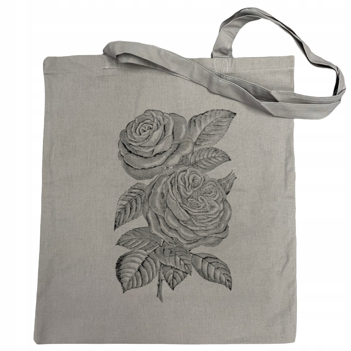 Torba na zakupy nadruk kwiaty RÓŻE