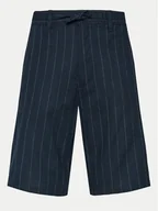 Spodenki męskie - s.Oliver Szorty materiałowe 2143831 Granatowy Relaxed Fit - miniaturka - grafika 1