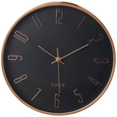 Zegar ścienny KOOPMAN Quartz 30.5 cm Czarny