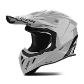 Kaski motocyklowe - Kask Cross Airoh Aviator Ace 2 Carbon Błyszczący SzaryL - miniaturka - grafika 1