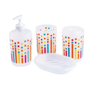 Zestaw kosmetyczny 4 elementowy Barcelona multi - Akcesoria łazienkowe - miniaturka - grafika 1