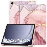 Etui do tabletów - TECH-PROTECT SMARTCASE ETUI POKROWIEC DO GALAXY TAB A9+ PLUS 11.0 X210 / X215 / X216 MARBLE - miniaturka - grafika 1