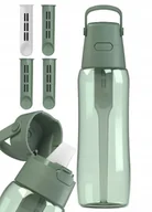 Butelki filtrujące - Butelka na wodę 0,7l + 4x wkład filtrujący Dafi Solid szałwiowa barwiona - miniaturka - grafika 1