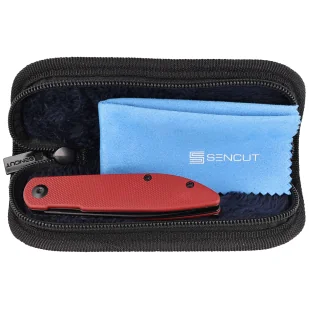 Nóż składany Sencut Bocll II Burgundy G10, Black Stonewashed D2 by Brad Zinker (S22019-3) - Noże - miniaturka - grafika 8