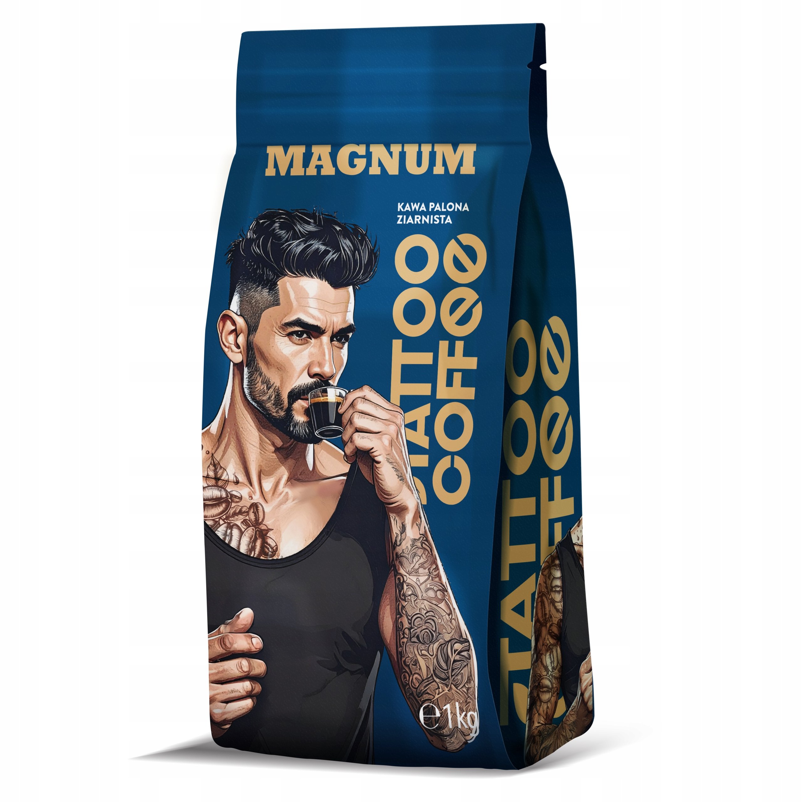 Kawa ziarnista Tattoo Coffee Magnum, blend do ekspresu, 1 kg