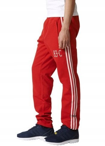 Adidas Spodnie Dresowe Męskie Czerwone XS 3z4d3_a*