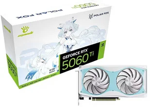 Manli RTX 5060 Ti 8GB Manli Polar Fox OC GDDR7 N777506TIM26491 - Karty graficzne - miniaturka - grafika 1