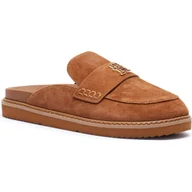 Klapki i japonki damskie - Tommy Hilfiger Skórzane mule - miniaturka - grafika 1