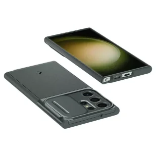 Etui Spigen Optik Armor do Samsung Galaxy S23 Ultra Abyss Green - Etui i futerały do telefonów - miniaturka - grafika 7