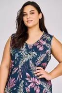 Piżamy ciążowe - KOSZULA TARO 3169 HELEN SS24 (kolor granat, rozmiar XXL) - miniaturka - grafika 1