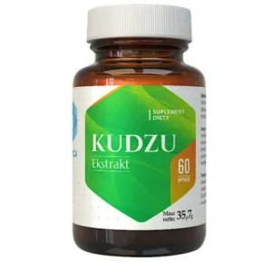 Hepatica Kudzu ekstrakt Suplement diety 60 kaps. - Serce i układ krążenia - miniaturka - grafika 1