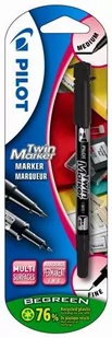 Pilot Marker do CD/DVD Twin dwustronny - czarny - Markery permanentne - miniaturka - grafika 2