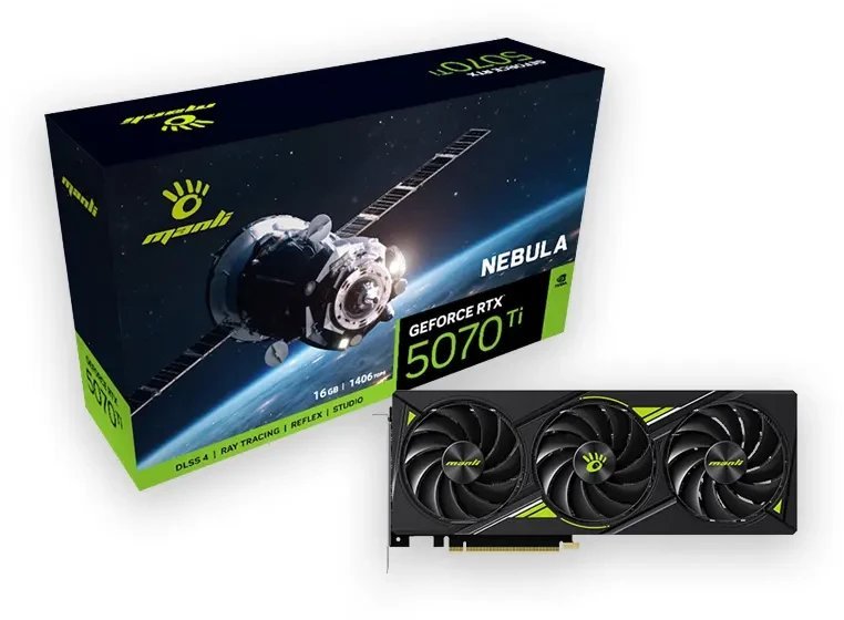 Manli GeForce RTX 5070 TI 16GB Nebula M-N507TIN/D716G-M3639