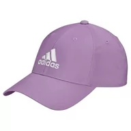 Czapki damskie - adidas Lekka czapka z daszkiem haftowane logo, Preloved fioletowy/biały, XL - miniaturka - grafika 1