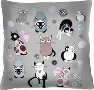 Kołdry i poduszki dla dzieci - Bertoni-arco Poduszka - CATNIP 40x40 cm - miniaturka - grafika 1