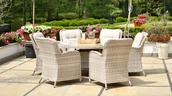Meble ogrodowe - Meble z technorattanu BARCELONA Beige - miniaturka - grafika 1
