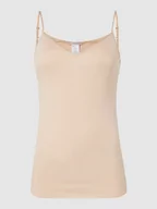 Bielizna nocna - Podkoszulka na cienkich ramiączkach — bezszwowy model ‘Cotton Seamless’ - miniaturka - grafika 1