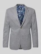 Marynarki męskie - Marynarka zapinana na dwa guziki z kieszenią na piersi - miniaturka - grafika 1