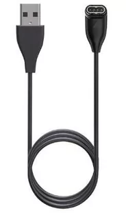 Kabel Usb Kątowy Ładowarka Usb 2.0 Quick Charge 1M Do Garmin Fenix 5/5X/5S/5+/5X+/5S+/6/6Pro/6S/6S Pr/6X/6X Pro/7/7X Czarna - Akcesoria do smartwatchy - miniaturka - grafika 1