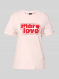 T-shirt o kroju regular fit z czystej bawełny model ‘TAMERA’ - Koszulki i topy damskie - miniaturka - grafika 1