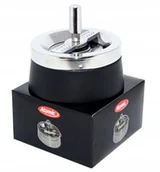 Pozostałe akcesoria barmańskie - Popielniczka Obrotowa Metalowa Zamykana Okrągła - miniaturka - grafika 1