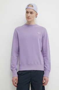 Superdry bluza bawełniana męska kolor fioletowy gładka - Bluzy męskie - miniaturka - grafika 1