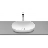 Umywalki - Roca A327527S00 INSPIRA ROUND Umywalka 550x370 H75 mm FINECERAMIC $737 Supraglaze$738 - miniaturka - grafika 1