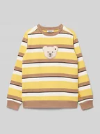 Swetry dla chłopców - Bluza z prążkowanymi wykończeniami - miniaturka - grafika 1