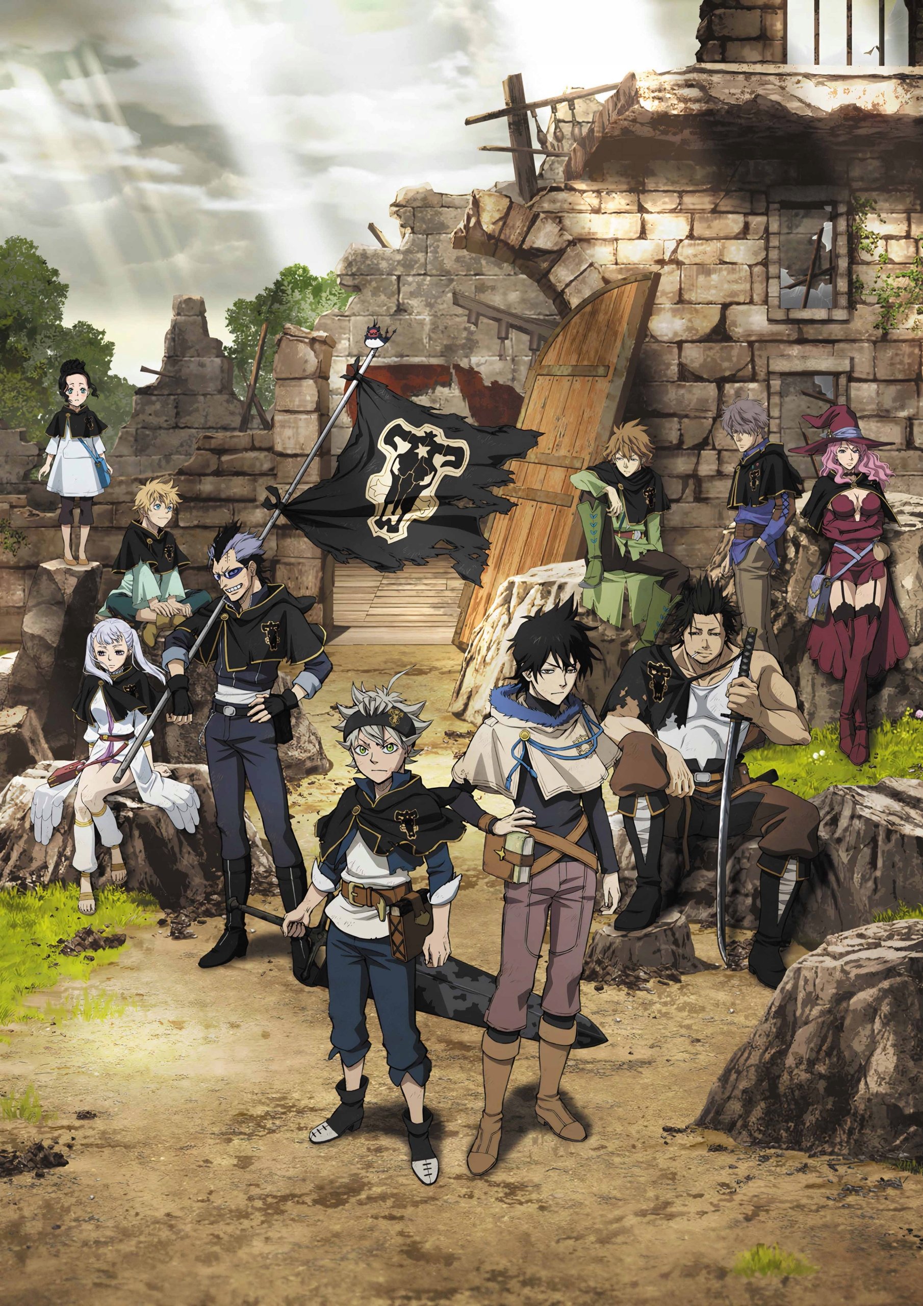 Plakat A1 Black Clover Anime Manga